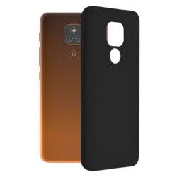 Husa Motorola Moto E7 Plus Techsuit Soft Edge Silicone, negru