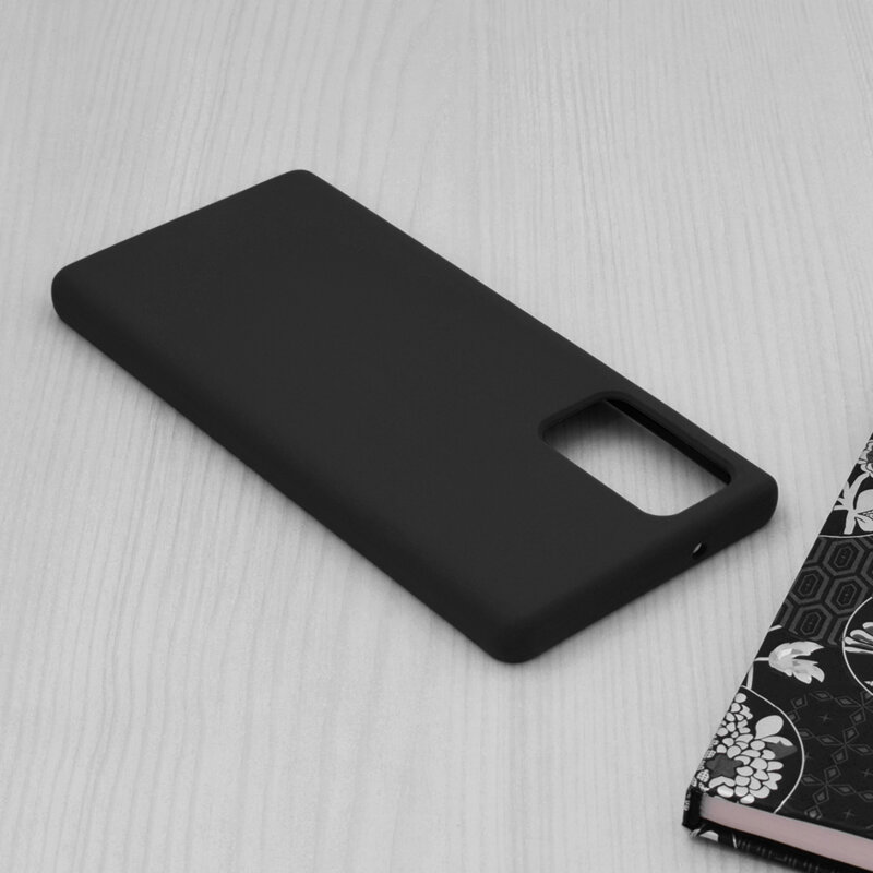 Husa Samsung Galaxy Note 20 5G Techsuit Soft Edge Silicone, negru