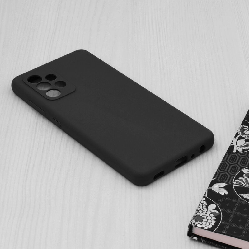 Husa Samsung Galaxy A52 5G Techsuit Soft Edge Silicone, negru