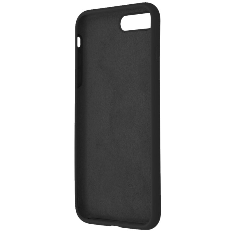 Husa iPhone 8 Plus Techsuit Soft Edge Silicone, negru