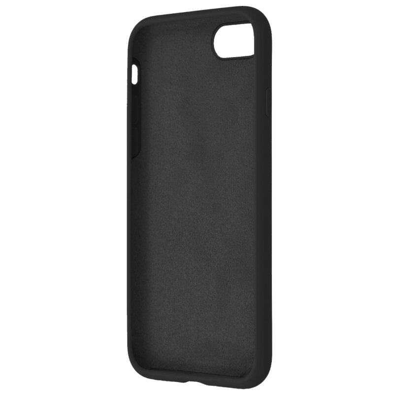 Husa iPhone SE 3, SE 2022 Techsuit Soft Edge Silicone, negru