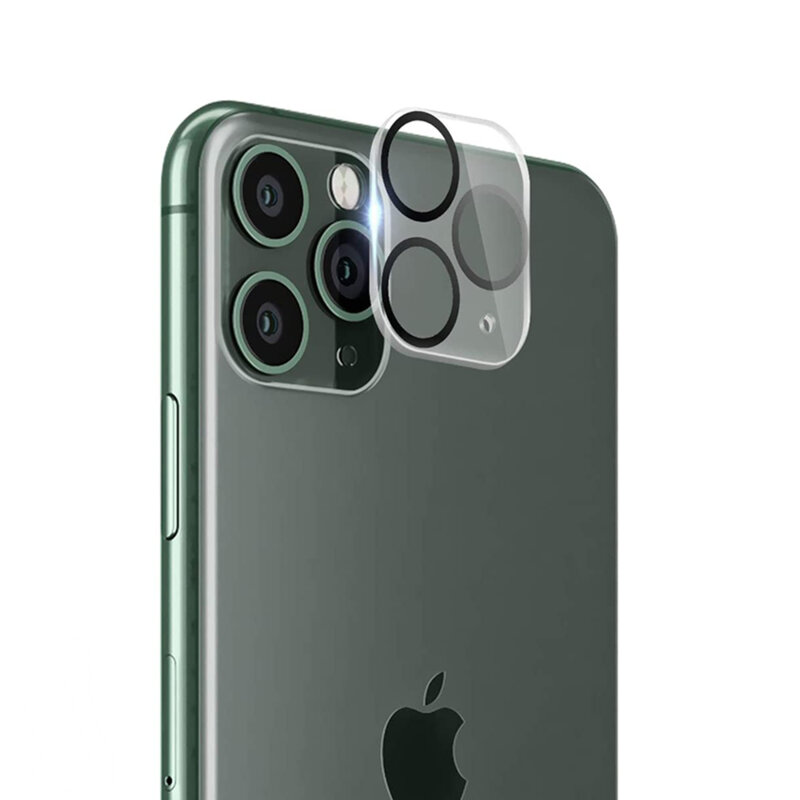 Folie sticla iPhone 11 Pro Max Lito S+ Camera Protector, negru/transparenta