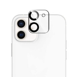 Folie sticla iPhone 12 mini Lito S+ Camera Protector, negru/transparenta
