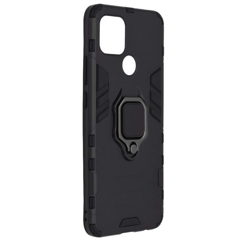 Husa Oppo A15s Techsuit Silicone Shield, negru
