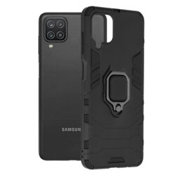 Husa Samsung Galaxy A12 Nacho Techsuit Silicone Shield, negru