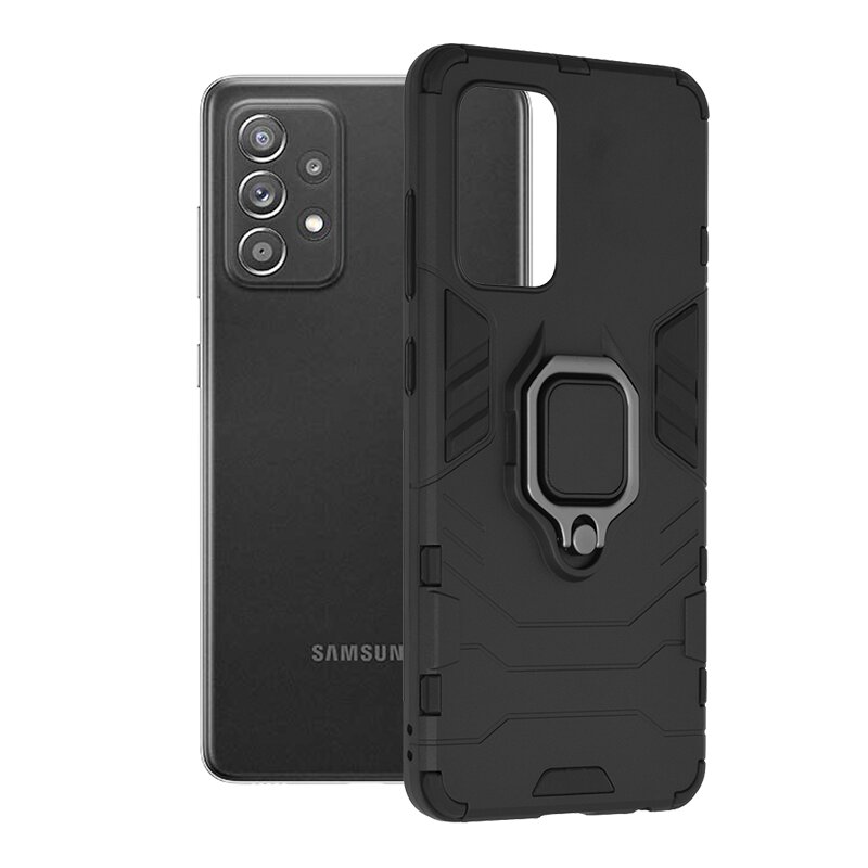 Husa Samsung Galaxy A52 4G Techsuit Silicone Shield, negru