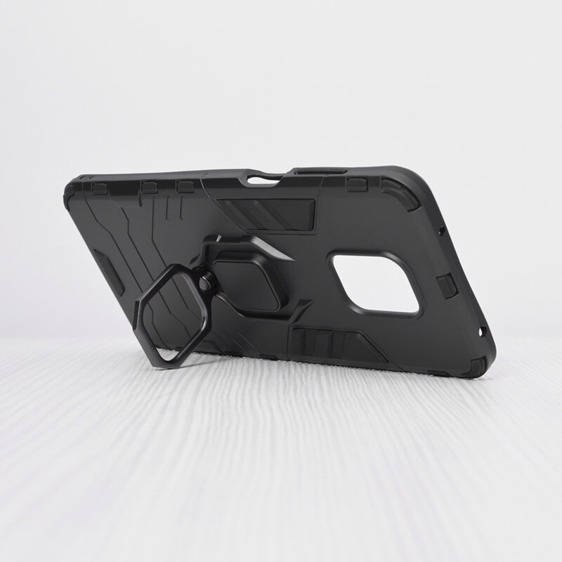 Husa Xiaomi Redmi Note 9 Pro Max Techsuit Silicone Shield, Negru