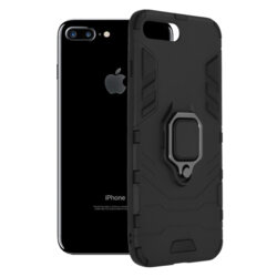 Husa iPhone 8 Plus Techsuit Silicone Shield, Negru