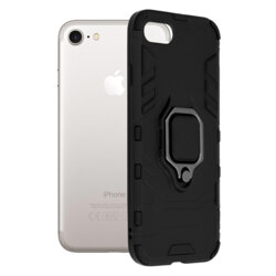 Husa iPhone 8 Techsuit Silicone Shield, Negru