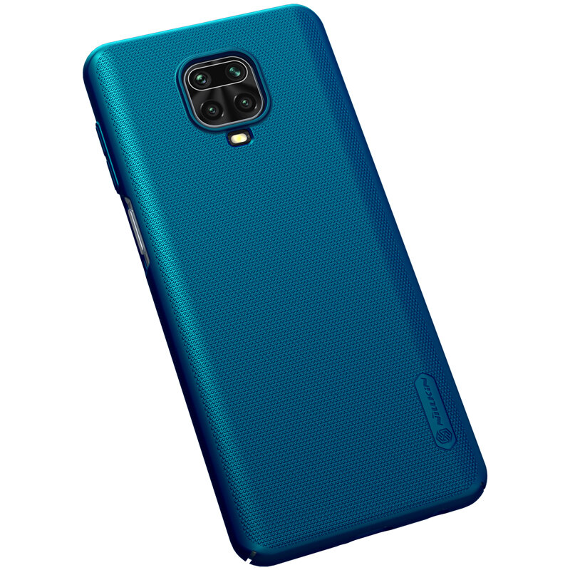 Husa Xiaomi Redmi Note 9 Pro Max Nillkin Super Frosted Shield - Blue