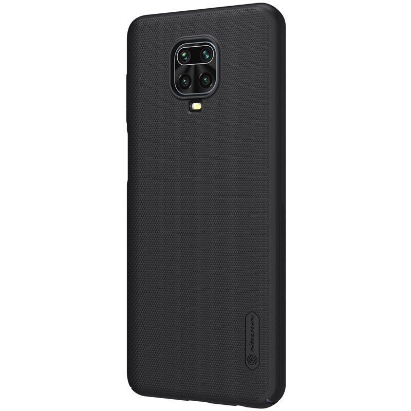Husa Xiaomi Redmi Note 9 Pro Nillkin Super Frosted Shield, negru