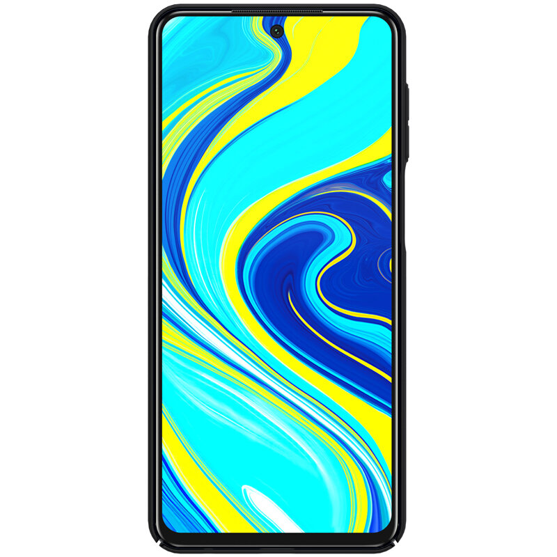 Husa Xiaomi Redmi Note 9 Pro Nillkin Super Frosted Shield, negru