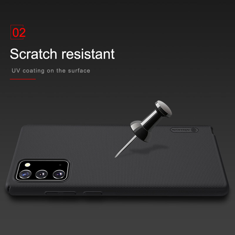 Husa Samsung Galaxy Note 20 5G Nillkin Super Frosted Shield, negru