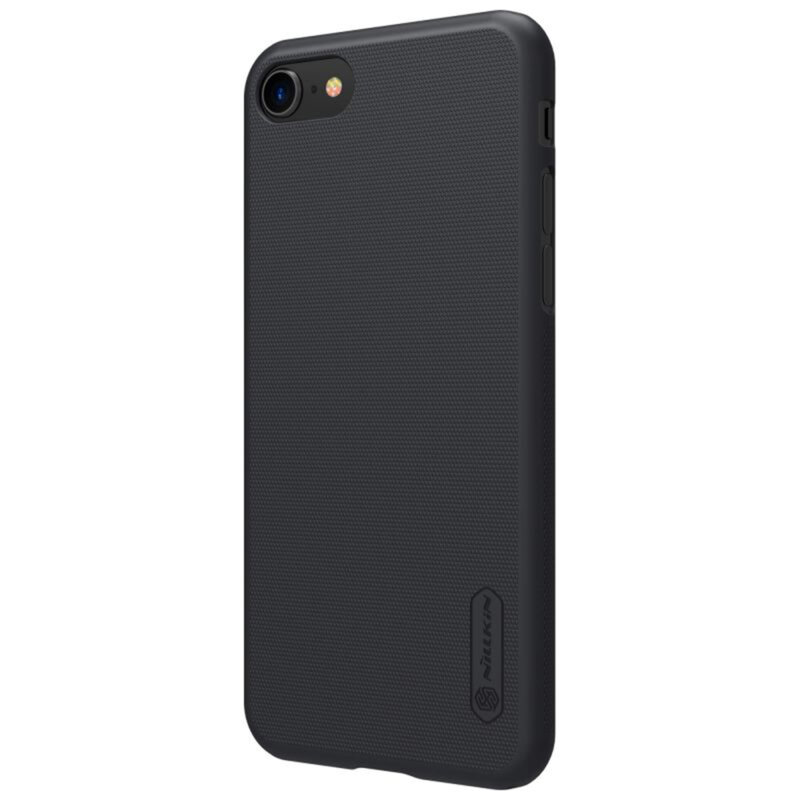 Husa iPhone SE 3, SE 2022 Nillkin Super Frosted Shield, negru
