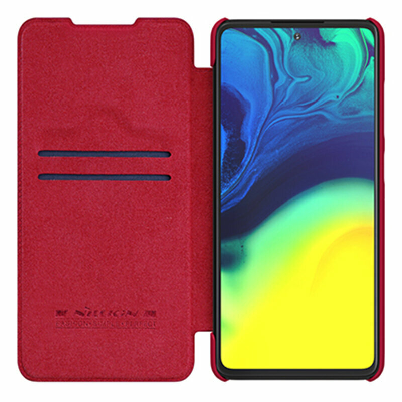 Husa Samsung Galaxy A52s 5G Nillkin QIN Leather, negru