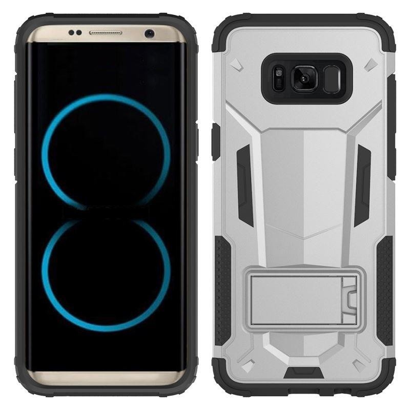Husa Samsung Galaxy S8+, Galaxy S8 Plus Zizo Hybrid Transformer - Argintiu