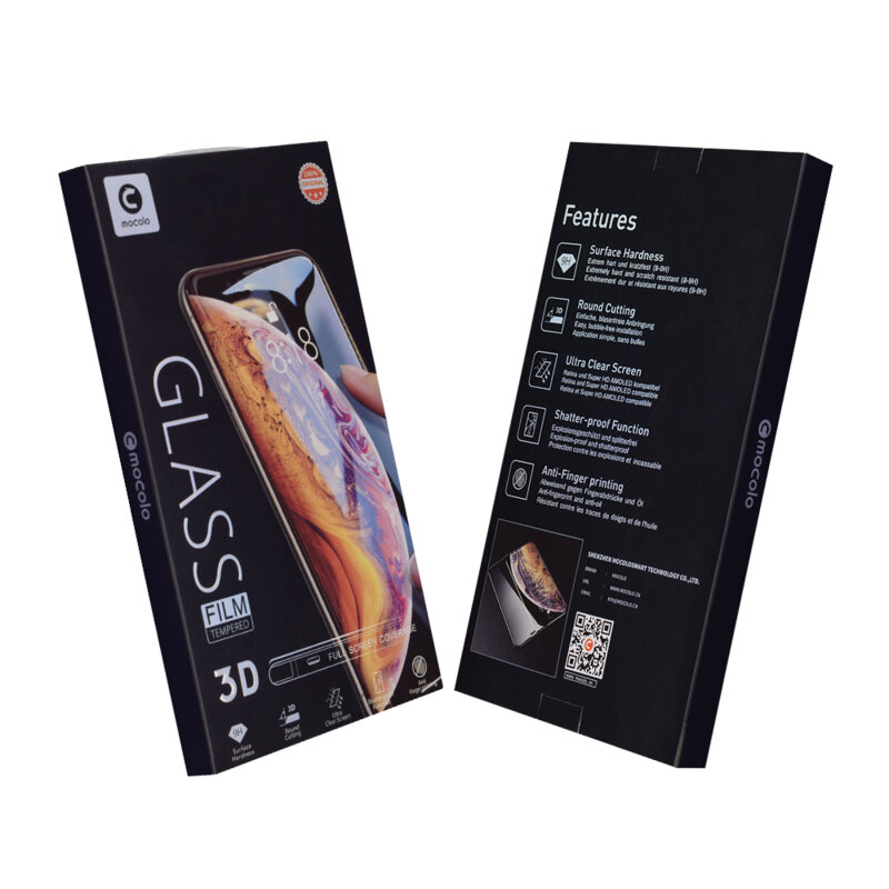 Folie sticla iPhone 11 Pro Mocolo 3D Full Glue, negru