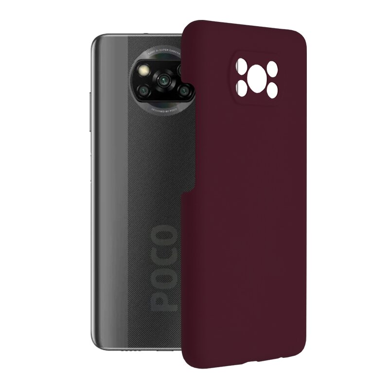 Husa Xiaomi Poco X3 NFC Techsuit Soft Edge Silicone, violet