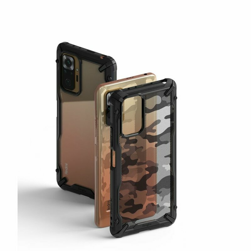 Husa Xiaomi Redmi Note 10 Pro Max Ringke Fusion X Design - Camo Black