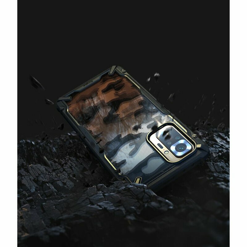 Husa Xiaomi Redmi Note 10 Pro Max Ringke Fusion X Design - Camo Black