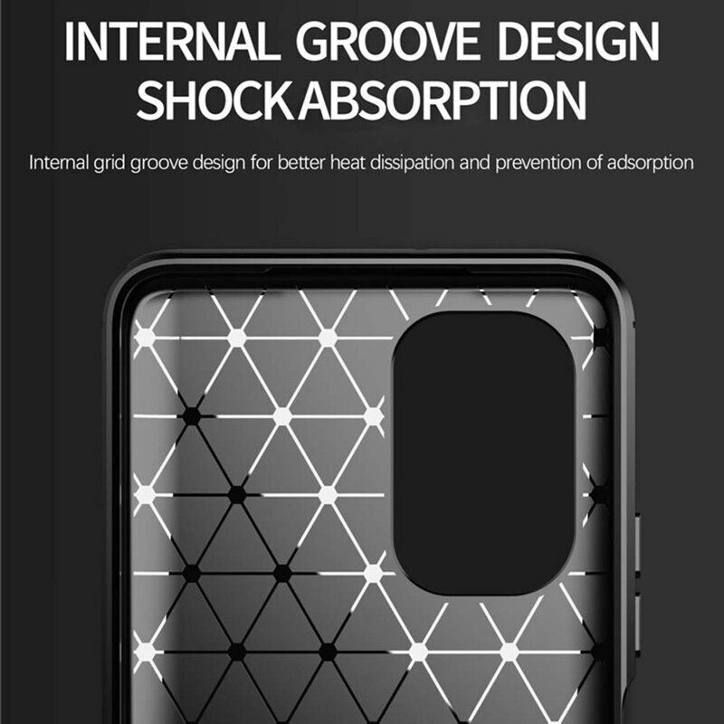 Husa Xiaomi Mi 11i Techsuit Carbon Silicone, negru