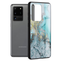 Husa Samsung Galaxy S20 Ultra 5G Techsuit Glaze, Blue Ocean