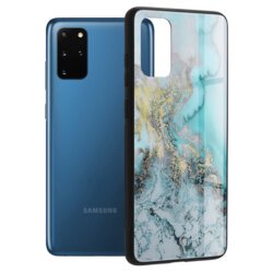 Husa Samsung Galaxy S20 Plus 5G Techsuit Glaze, Blue Ocean