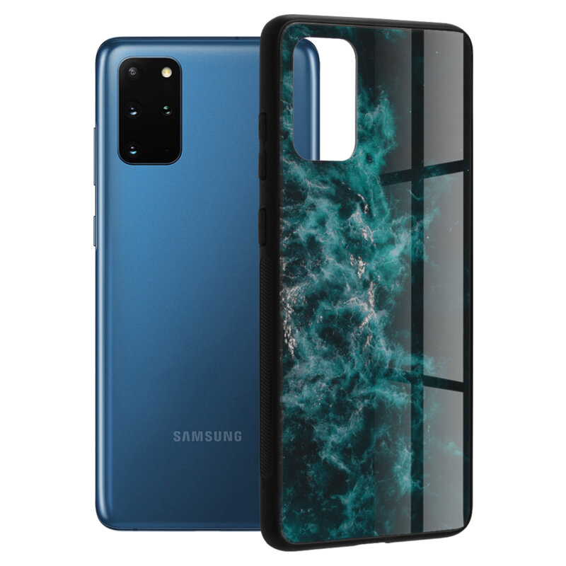 Husa Samsung Galaxy S20 Plus 5G Techsuit Glaze, Blue Nebula