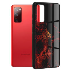 Husa Samsung Galaxy S20 FE 5G Techsuit Glaze, Red Nebula