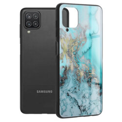 Husa Samsung Galaxy A12 Nacho Techsuit Glaze, Blue Ocean