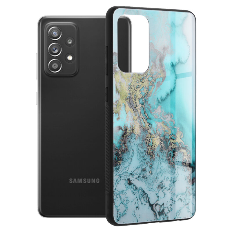 Husa Samsung Galaxy A72 5G Techsuit Glaze, Blue Ocean