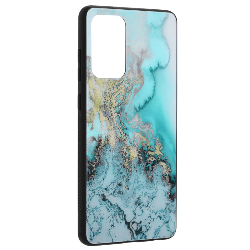 Husa Samsung Galaxy A72 5G Techsuit Glaze, Blue Ocean