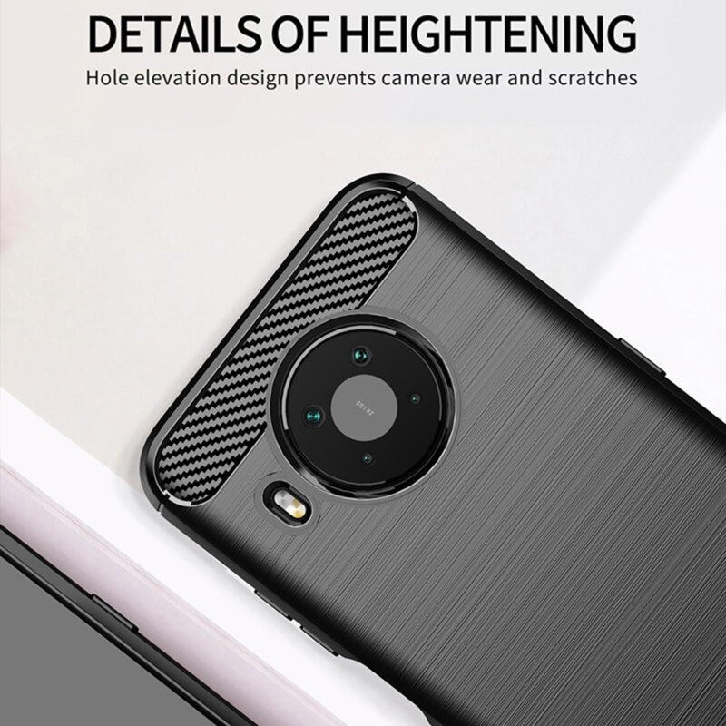 Husa Nokia X20 Techsuit Carbon Silicone, negru