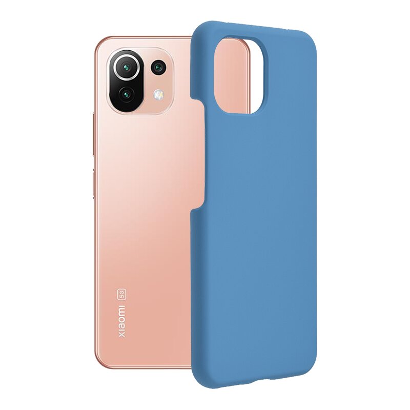 Husa Xiaomi 11 Lite 5G NE Techsuit Soft Edge Silicone, albastru