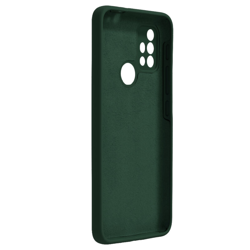 Husa Motorola Moto G30 Techsuit Soft Edge Silicone, verde inchis
