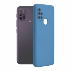 Husa Motorola Moto G20 Techsuit Soft Edge Silicone, albastru