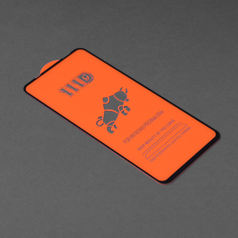 Folie sticla Huawei Mate 30 Lite Techsuit 111D Full Glue Full Cover, negru