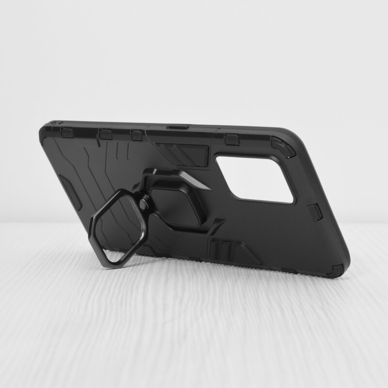 Husa Oppo A95 Techsuit Silicone Shield, negru
