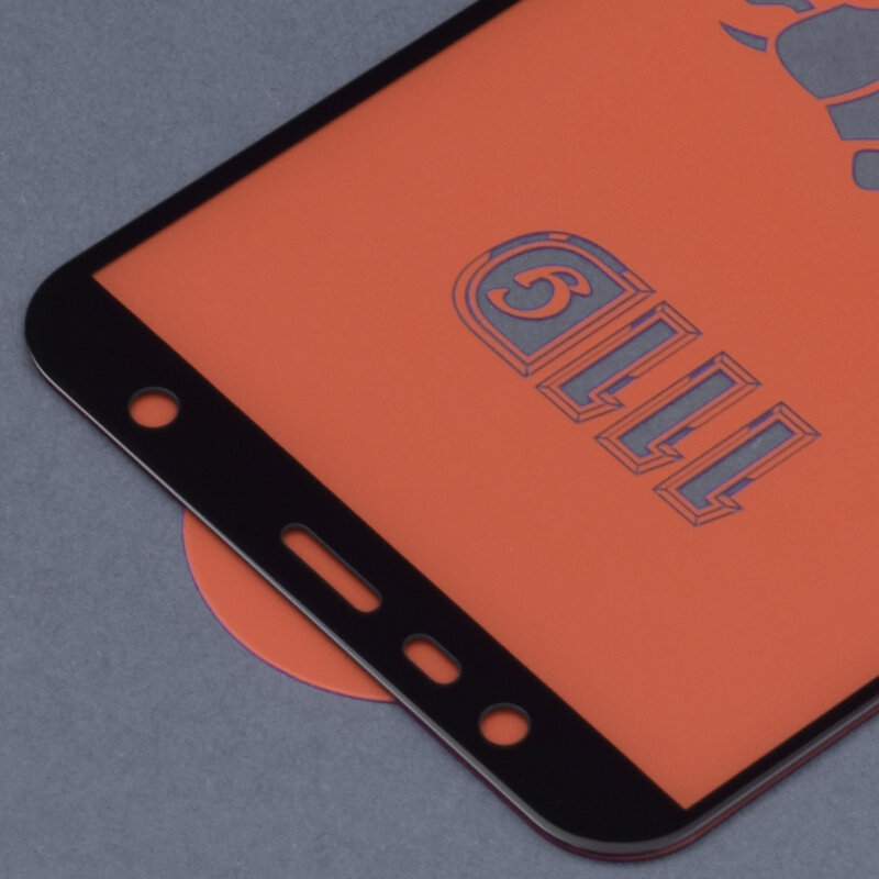 Folie sticla Samsung Galaxy J6 Plus Techsuit 111D Full Glue Full Cover, negru