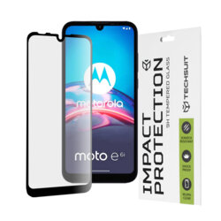 Folie sticla Motorola Moto E6i Techsuit 111D Full Glue Full Cover, negru