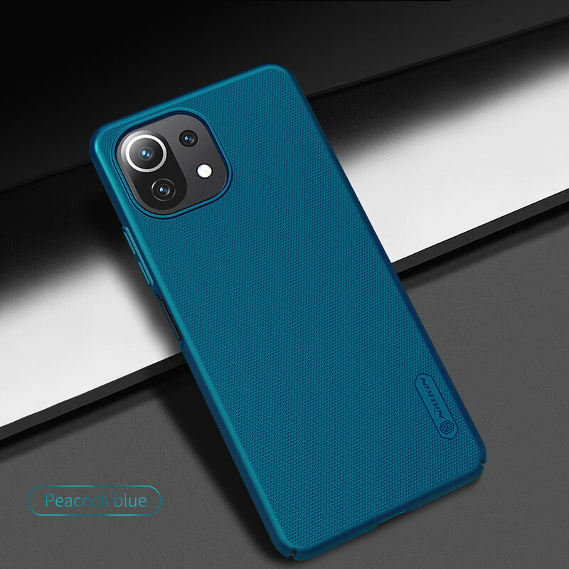 Husa Xiaomi 11 Lite 5G NE Nillkin Super Frosted Shield, albastru