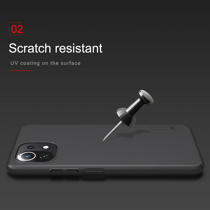 Husa Xiaomi 11 Lite 5G NE Nillkin Super Frosted Shield, albastru