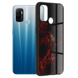 Husa Oppo A53s Techsuit Glaze, Red Nebula