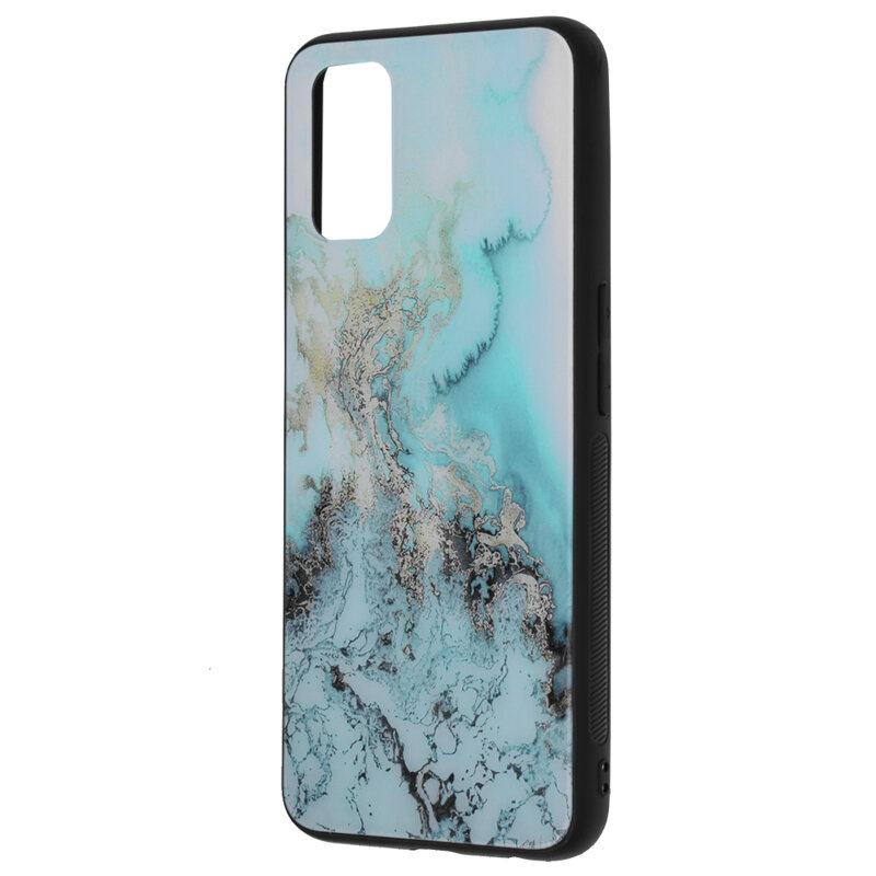 Husa Oppo A72 4G Techsuit Glaze, Blue Ocean