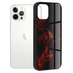 Husa iPhone 12 Pro Techsuit Glaze, Red Nebula