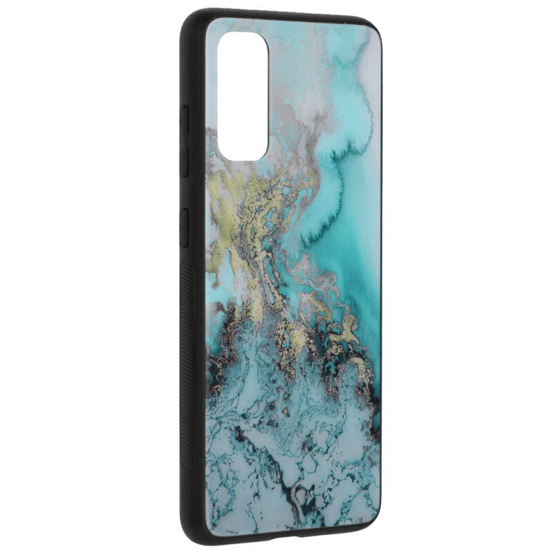 Husa Samsung Galaxy S20 5G Techsuit Glaze, Blue Ocean