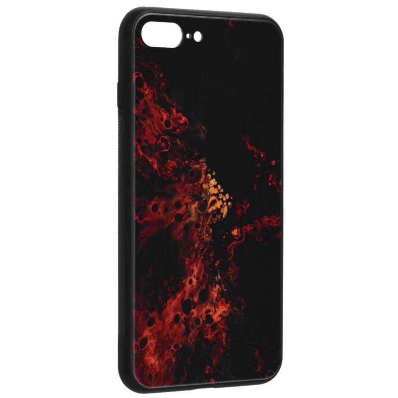 Husa iPhone 8 Plus Techsuit Glaze, Red Nebula