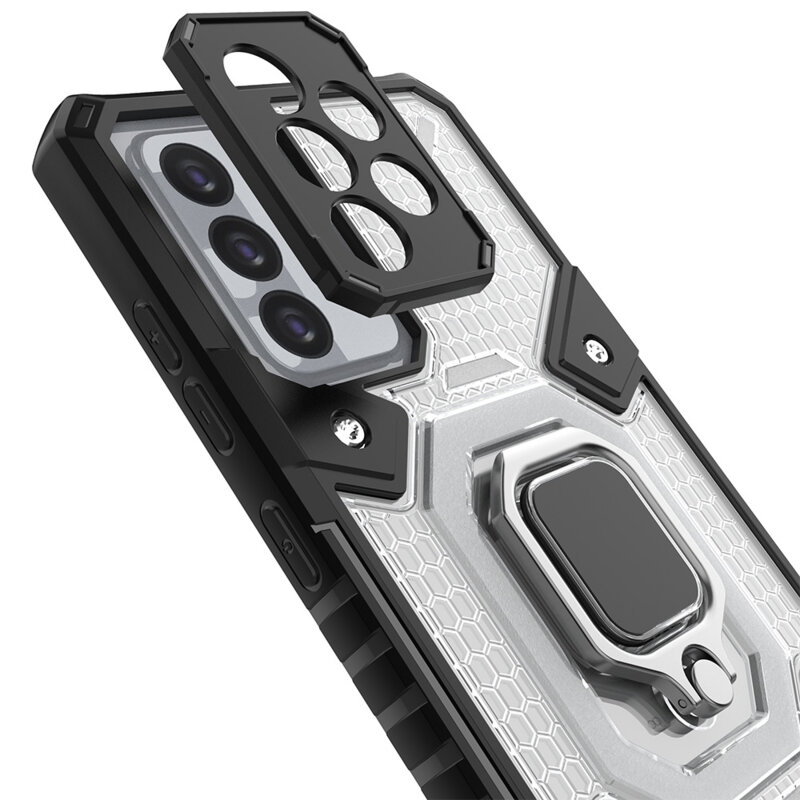 Husa antisoc Samsung Galaxy A72 5G Techsuit Honeycomb, roz