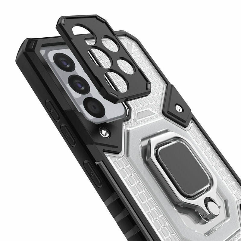 Husa antisoc Samsung Galaxy A52s 5G Techsuit Honeycomb, roz