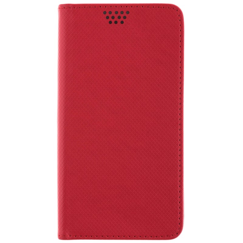Husa Smart Book pentru telefoane intre 5.0 - 5.5 inch - Flip Rosu